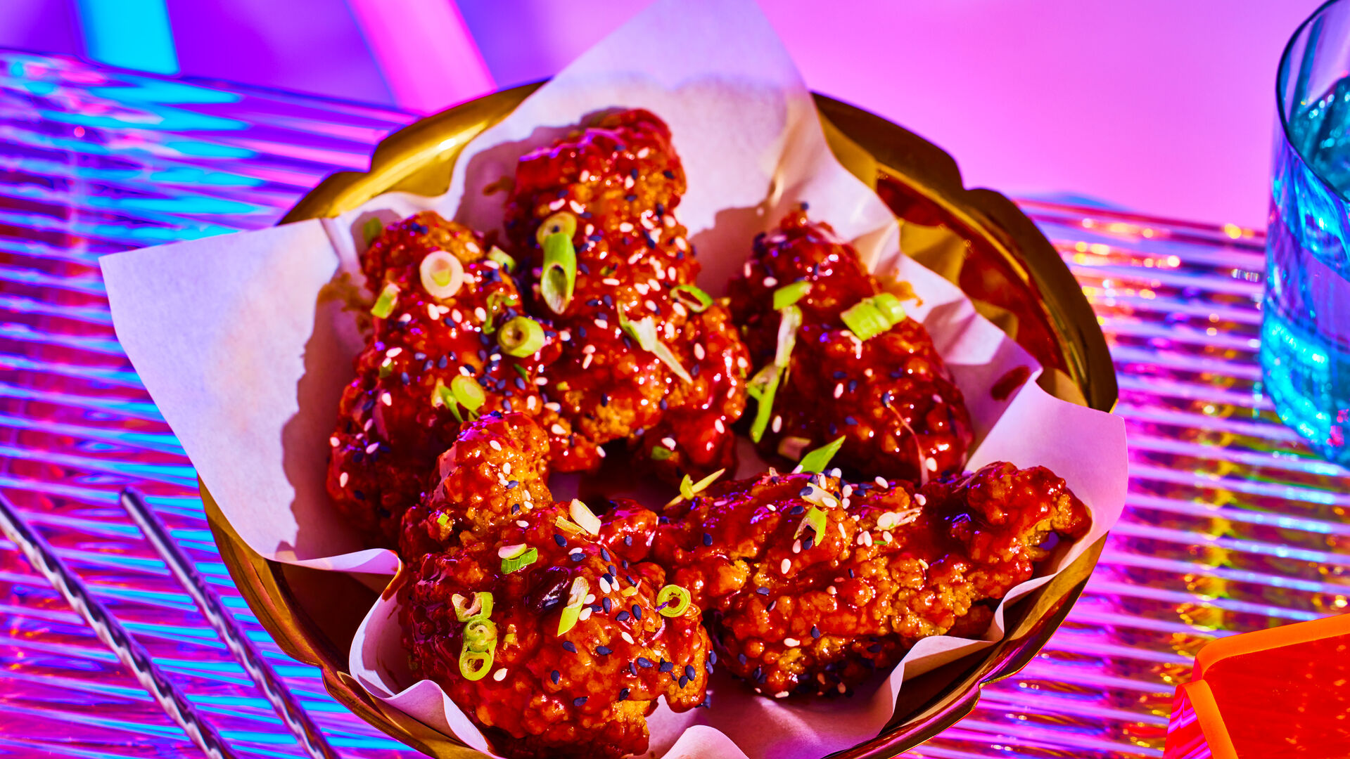Bangtan Korean fried chicken - crispy coating